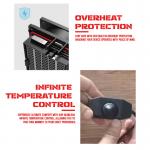 Soothe Tired Muscles And Enhance Blood Circulation With Electric Foot Warmer Stool
