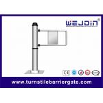 Waist High Turnstyle Entrance Swing Security Gates Compatible With Ic / Id / Bar Code for sale