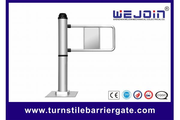 Waist High Turnstyle Entrance Swing Security Gates Compatible With Ic / Id / Bar Code