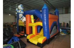 China Inflatable Robot Kids Jump House , Amusement Park Games Blow Up Jumping Castle supplier