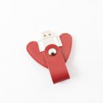 OEM Leather USB Drive With Encryption Customized Color for sale