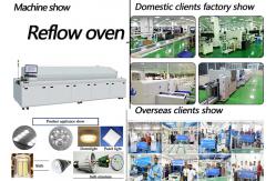 China 3000mm Length SMT Reflow Oven Hot Air Heating For Molting Solder Paste supplier
