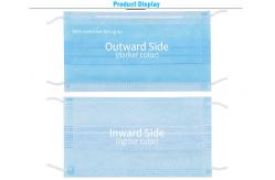 China Eco Friendly Single Use 3 Ply Earloop Face Mask supplier