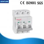 3P Type D MCB Main Circuit Breaker , Normal Voltage Thermal Magnetic Circuit Breaker  for sale