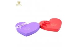 China Custom Luxury Lid Base CMYK Heart Shaped Paper Box supplier