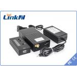 1.5km Police Mini Spy Video Transmitter COFDM Low Delay H.264 High Security AES256 Encryption for sale