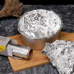 Silver Food Grade Aluminum Roll Foil Customized Odorless For Catering for sale