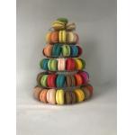 Stackable Plastic Macaron Packaging Christmas Tree 6 Tier Macaron Stand