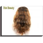 Dyed Color Virgin Human Hair Extensions With Adjustable Straps Natural Hair Line for sale