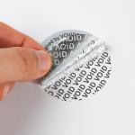 Customized Plastic Tamper Evident Labels Packaging Shape Options