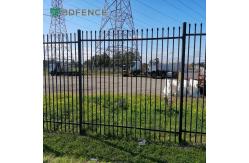 China rectangle post Grid Structure Double Wire Mesh Fencing supplier
