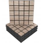 Wholesale Inner Decoration Items China Made Polyester Fiber Soundproof Wall Boards and Wood Slat Acoustic Panels for sale