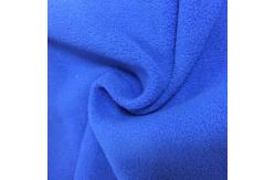 China Double Brushed Single Polyester Dyed Fabric Shake Polar Fleece 180GSM supplier