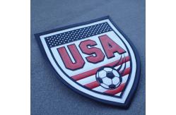 China Washable Embossed TPU Printed Custom Clothing Patches supplier