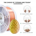 Strong Toughness 1.75mm PLA Filament for 3D Printer Silk Gold Silver Copper 3D Printing Filament for sale