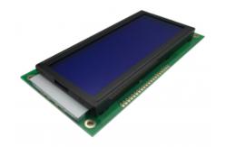 China Blue Mode Transmissive LCM LCD Display Negative Character Screen For Instrument  supplier