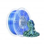 PLA+ 3D Printer Filament, Silk PLA PRO Filament 1.75mm Dual Color Blue Green 3D Filament 1KG for sale