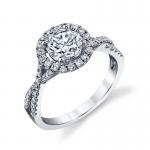 Lab Diamond Wedding Band VVS Clarity HPHT Round Cut Lab Grown Diamond Ring for sale