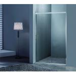 Sliding Shower Doors 120*190cm Size Tempered Glass Aluminium Frame Customizable for sale