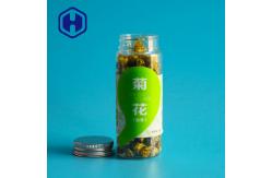 China Bpa Free Small Plastic Candy Jars With Lids 130ml Dry Herb Packaging supplier