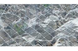 China 60*80 Gabion Steel Mesh Double Twisted Hexagonal Woven Metal Mountain Protection Net supplier