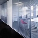 Double Glazing Office Partition Walls Explosion Proof Artificial In Office for sale