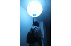 China Custom Inflatables Walking Backpack Balloon With Light For Advertising supplier
