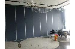 China Sliding Aluminium Track Soundproof Office Partition Walls / Movable Room Dividers supplier