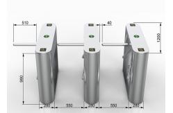 China Magnetic RFID Access Control Tripod Turnstile Gate 510mm Arm supplier