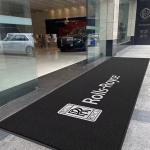 Non Slip Custom Made Welcome Entrance Mat Carpet With Printed Logo for sale