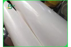 China Biodegradable Single PE Laminated Coated Paper Jumbo Roll For Food Wrapping Paper supplier