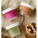 Round Single Wall 180ml Ice Cream Balm Container With Lid