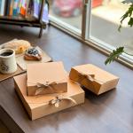 Custom Kraft Paper Gift Box Square Eco-Friendly Packaging for sale