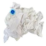 0.5-400kg Bale Bleaching Industrial Rags Cutting Clothing For Machine Wiping white printed t shirt rags bag of rags for sale