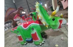 China Animatronic Dino Scooter Amusement Riding Toy For Funfair supplier