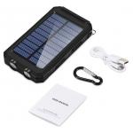 OEM ODM Solar Powered Power Bank 10000mah Solar Powerbank With Li-Polymer Battery