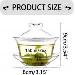 OEM ODM Double Walled Glass Cups / Mugs With Infuser Basket for sale