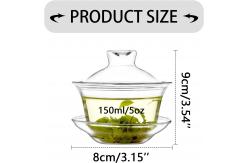 China OEM ODM Double Walled Glass Cups / Mugs With Infuser Basket supplier