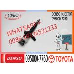 Diesel Common Rail Injectors 095000-7760 For Toyota  23670-39276