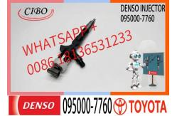 China Diesel Common Rail Injectors 095000-7760 For Toyota  23670-39276 supplier