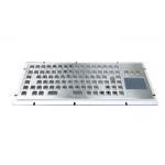 Function Keys SS Industrial Keyboard With Trackball Rear Mounting 20mA for sale