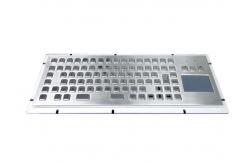 China Function Keys SS Industrial Keyboard With Trackball Rear Mounting 20mA supplier