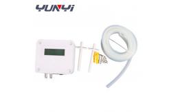 China Differential Micro Pressure Transmitter Sensor ABS LCD Display supplier