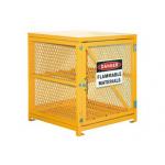 Steel Gas Cylinder Storage Cages , Lpg Gas Bottle Storage Cages 139 LBS Weight for sale