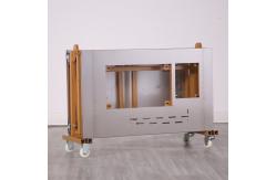China 120*100cm Lightweight Portable Sliding Table Saw With Vacuum Cleaner supplier