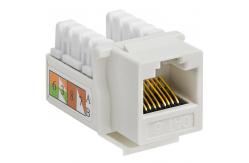 China Utp Ftp Cat6 Rj45 KeyStone Jack FacePlate 90 Degree 180 Degree supplier