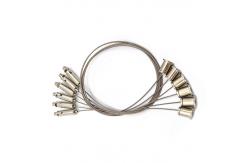 China Hanging System Wire Rope Lanyard LED Ceiling Light Kit With Nickel Adjustable Hook supplier