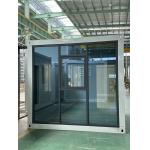 Solid And Beautiful Container House Curtain Wall Glass For Street Shops / Offices for sale