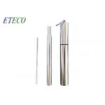 Cute Natural Telescopic Stainless Steel Straws Non Toxic 235mm Bright Color for sale