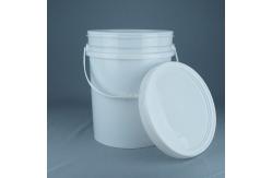 China Seal Lid Round Plastic Bucket with Custom Logo Printing Various Capacity Options supplier